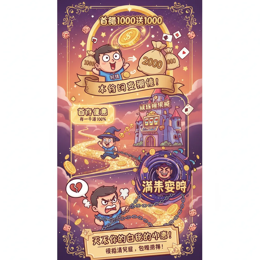 首儲1000送1000優惠活動與流水要求解析